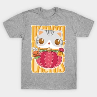 Moon Cactus Cat T-Shirt